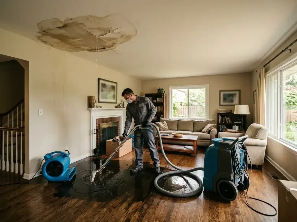 attic-pipe-burst-ceiling-drip-008 — frequently asked questions, Water Damage Restoration & Carpet Care in Leisure Village We…